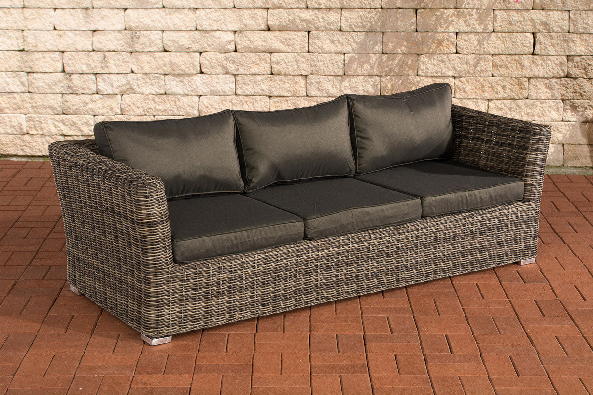 CLP 3er Sofa Mandal Anthrazit