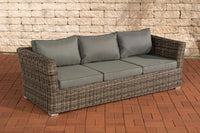CLP 3er Sofa Mandal Eisengrau