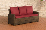 CLP Sofa 3er Fisolo Rubinrot 5mm