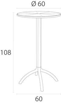CLP Stehtisch Octopus – Produktabbildung 6