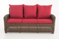 CLP Sofa 3er Fisolo Rubinrot 5mm – Produktabbildung 2