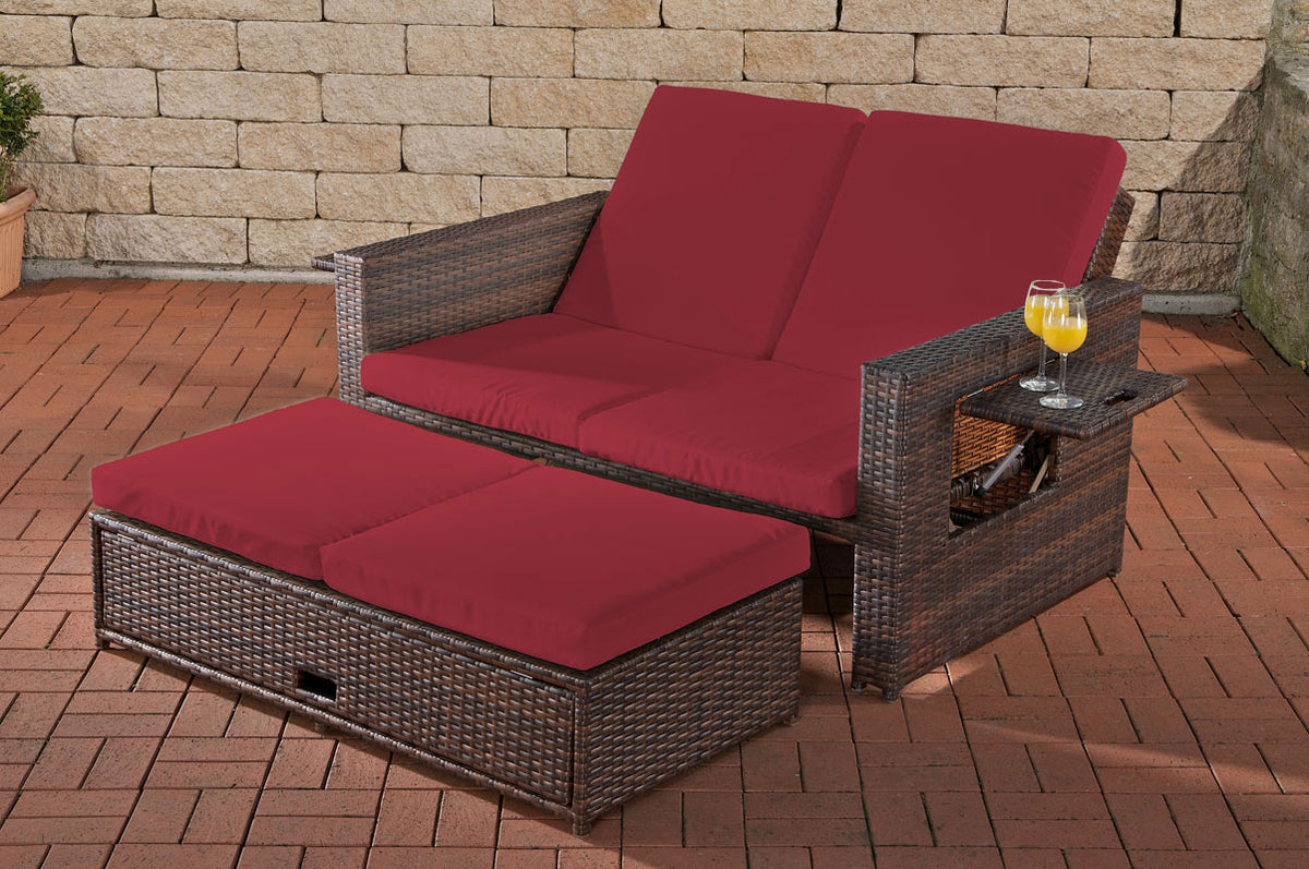 CLP Sofa Ancona Rubinrot – Produktabbildung 2