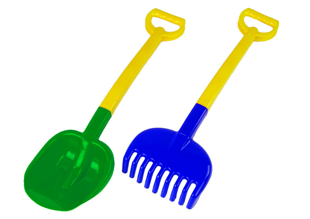 HEMAR Sandharken-Set, Spachtel, zweifarbig, 2-tlg. Mischen – Produktabbildung 2
