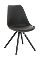 CLP Stuhl Pegleg Rund schwarz