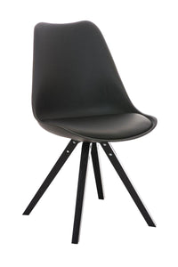 CLP Stuhl Pegleg Square schwarz