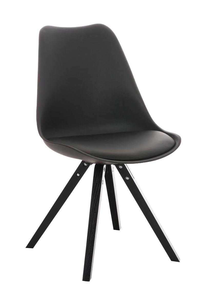 CLP Stuhl Pegleg Square schwarz