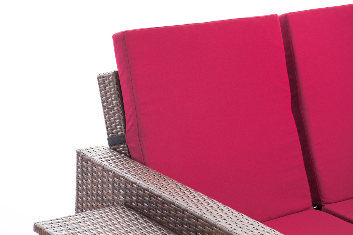 CLP Sofa Ancona Rubinrot – Produktabbildung 7