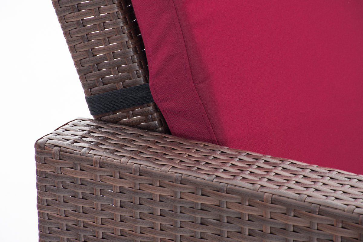 CLP Sofa Ancona Rubinrot – Produktabbildung 8