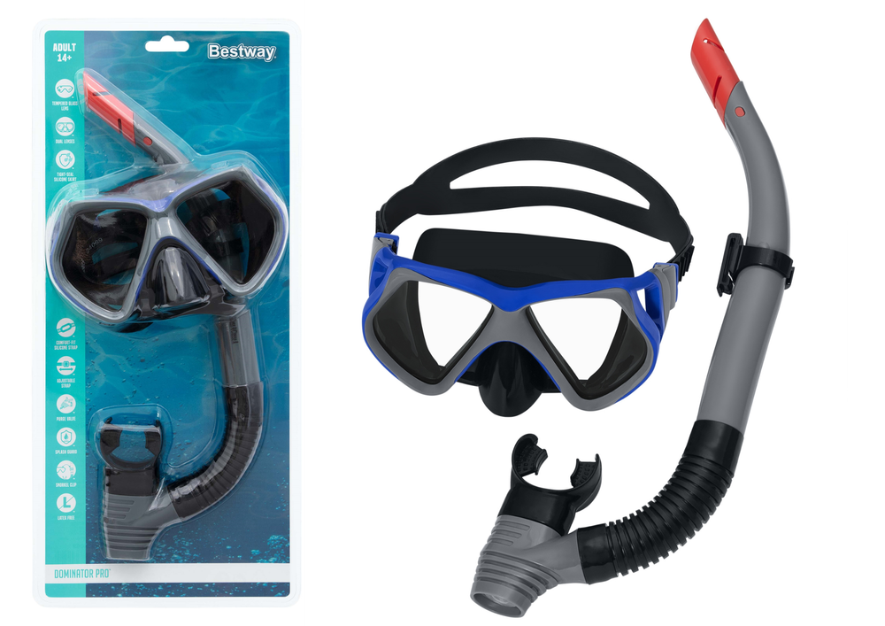 Tauchset Black Mask Schnorchel Bestway 24069