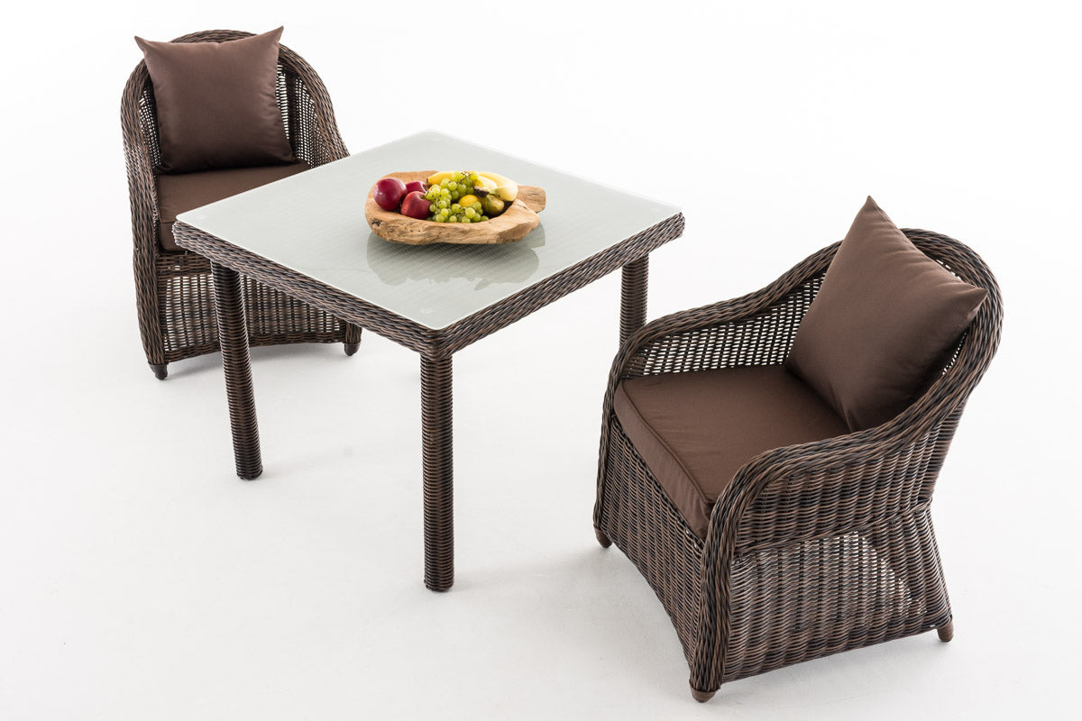 CLP Sitzgruppe San Juan M80 Terrabraun – Produktabbildung 2