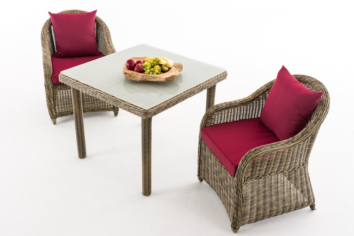 CLP Sitzgruppe San Juan M100 Rubinrot – Produktabbildung 6