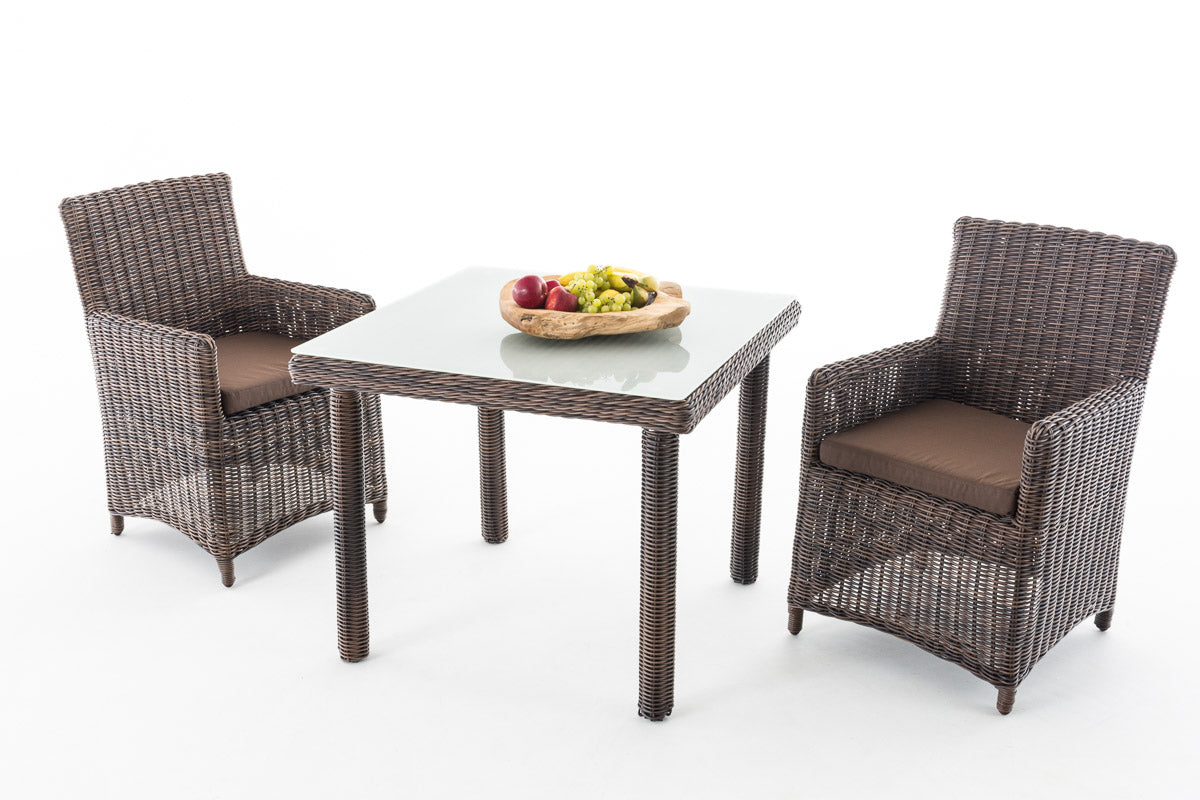 CLP Sitzgruppe Dorado M90 Terrabraun – Produktabbildung 2