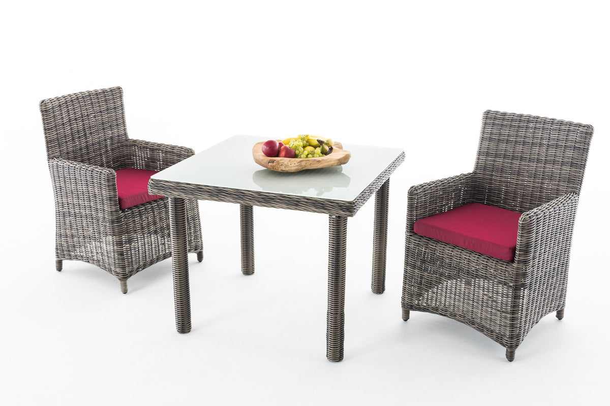 CLP Sitzgruppe Dorado M90 Rubinrot – Produktabbildung 7