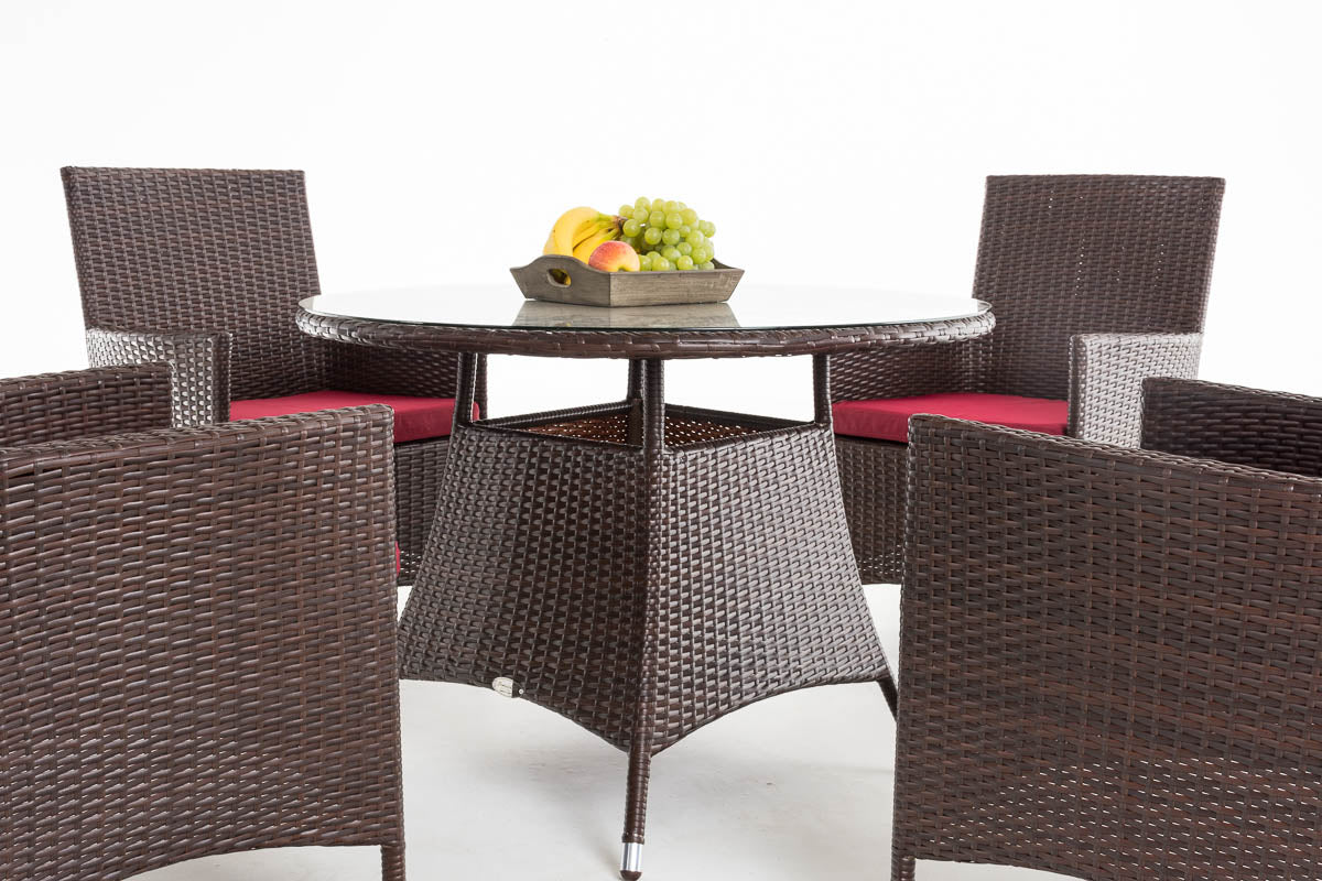 CLP Sitzgruppe Sanremo Rubinrot – Produktabbildung 5