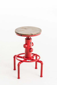 Barhocker Lumos, Holz, antik