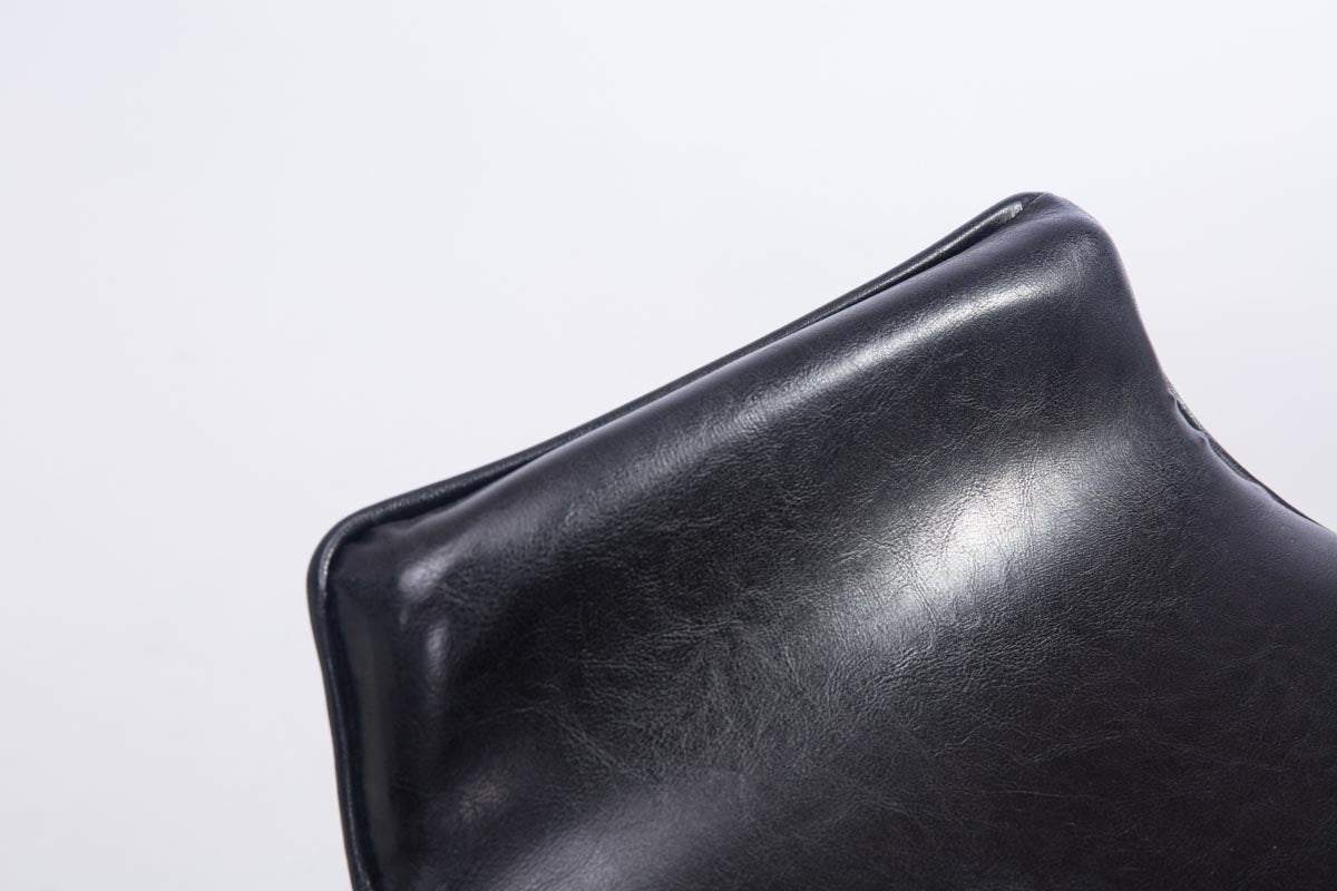 CLP Barhocker Corneila PU schwarz – Produktabbildung 4