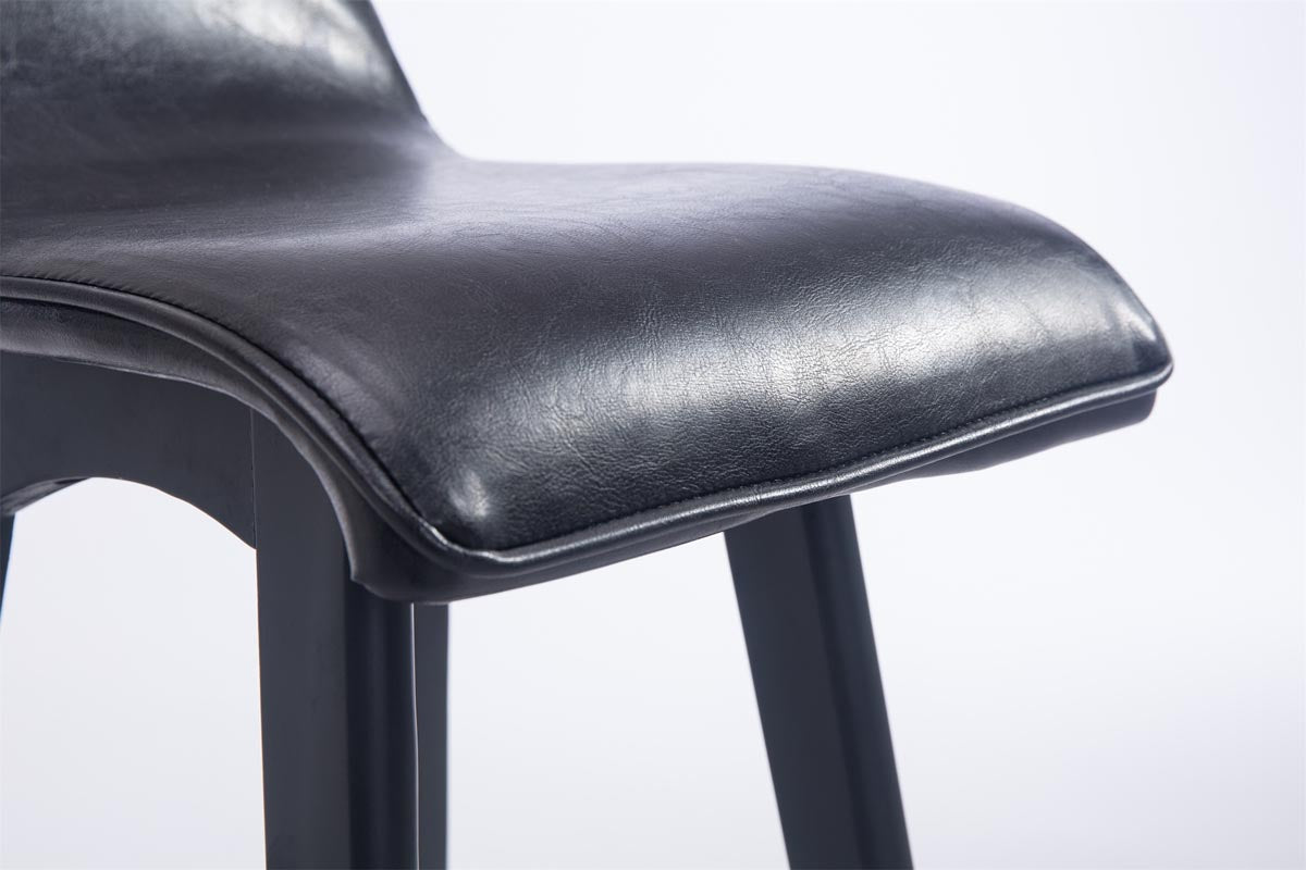 CLP Barhocker Corneila PU schwarz – Produktabbildung 5
