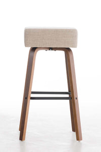 Barhocker Luca Stoff walnuss