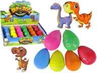 LEAN TOYS Hatching Magic Dinosaur Egg Growing 6 cm Farben