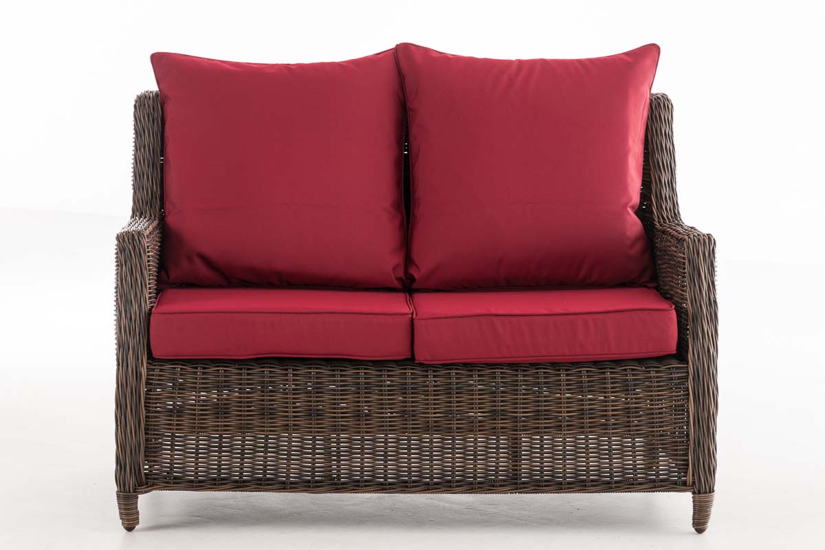 CLP 2er Sofa Montero Rubinrot – Produktabbildung 2