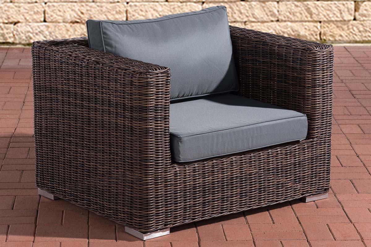 CLP Sessel Pamplona Eisengrau