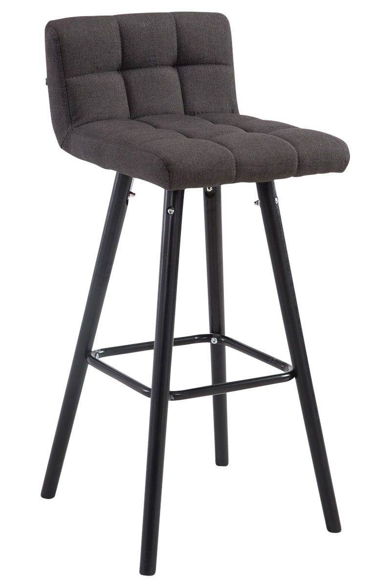 CLP Barhocker Lincoln V2 Stoff Schwarz – Produktabbildung 7