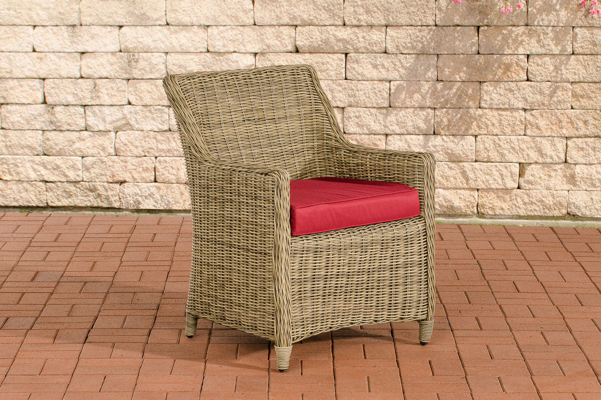 CLP 6er Set Sessel Sandnes Rubinrot – Produktabbildung 3
