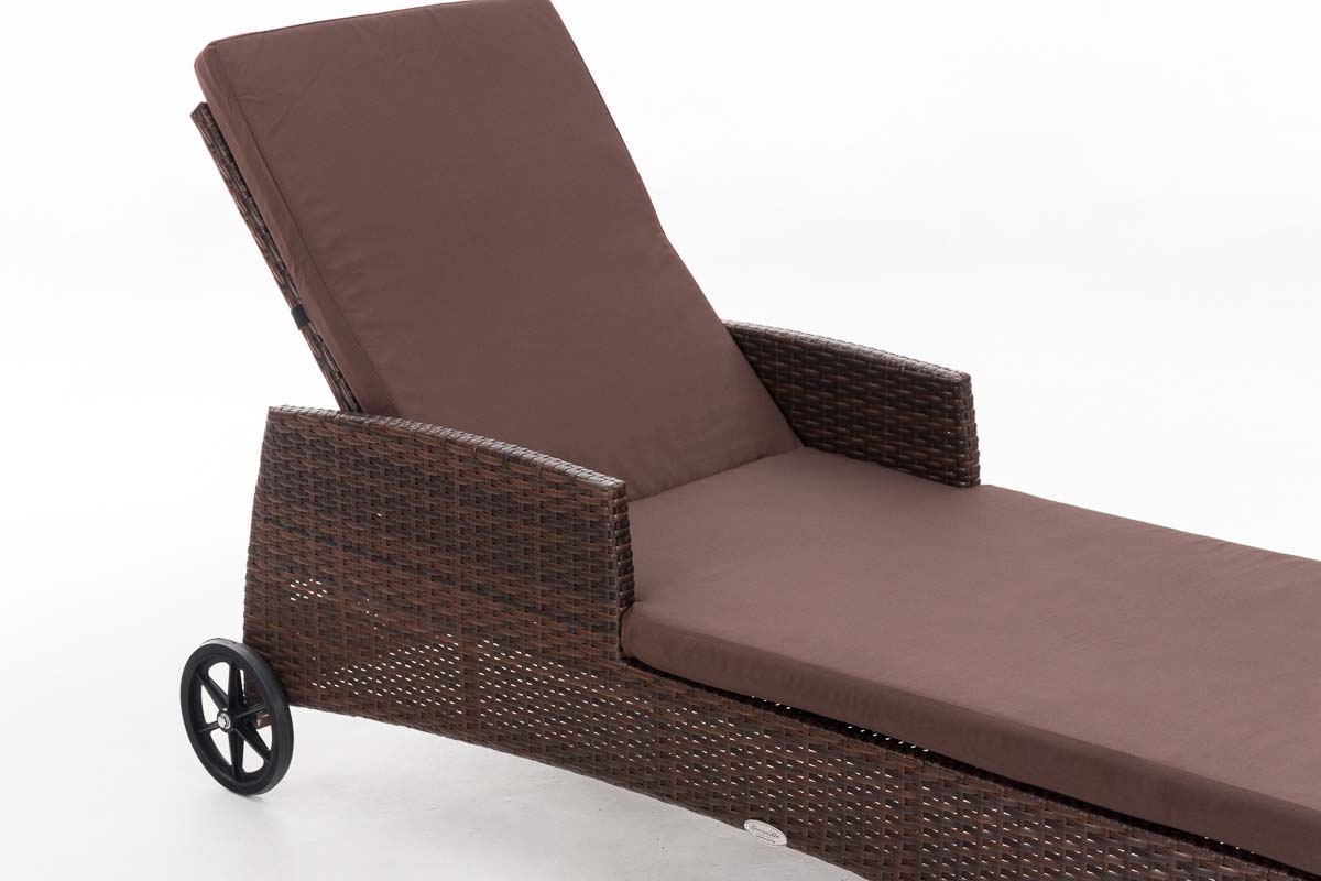 CLP Sonnenliege Turin Terrabraun – Produktabbildung 2