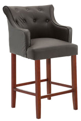 Barhocker Lykso Echtleder Braun