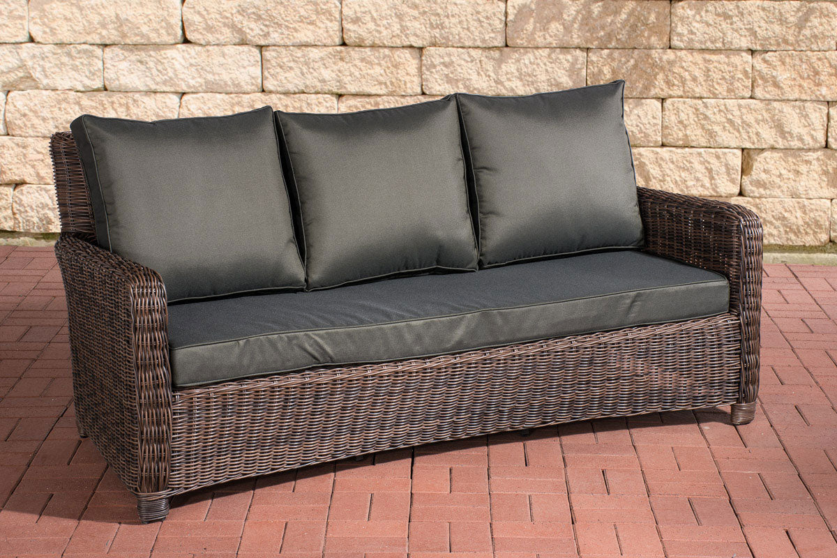 CLP 3er Sofa San Fernando Anthrazit