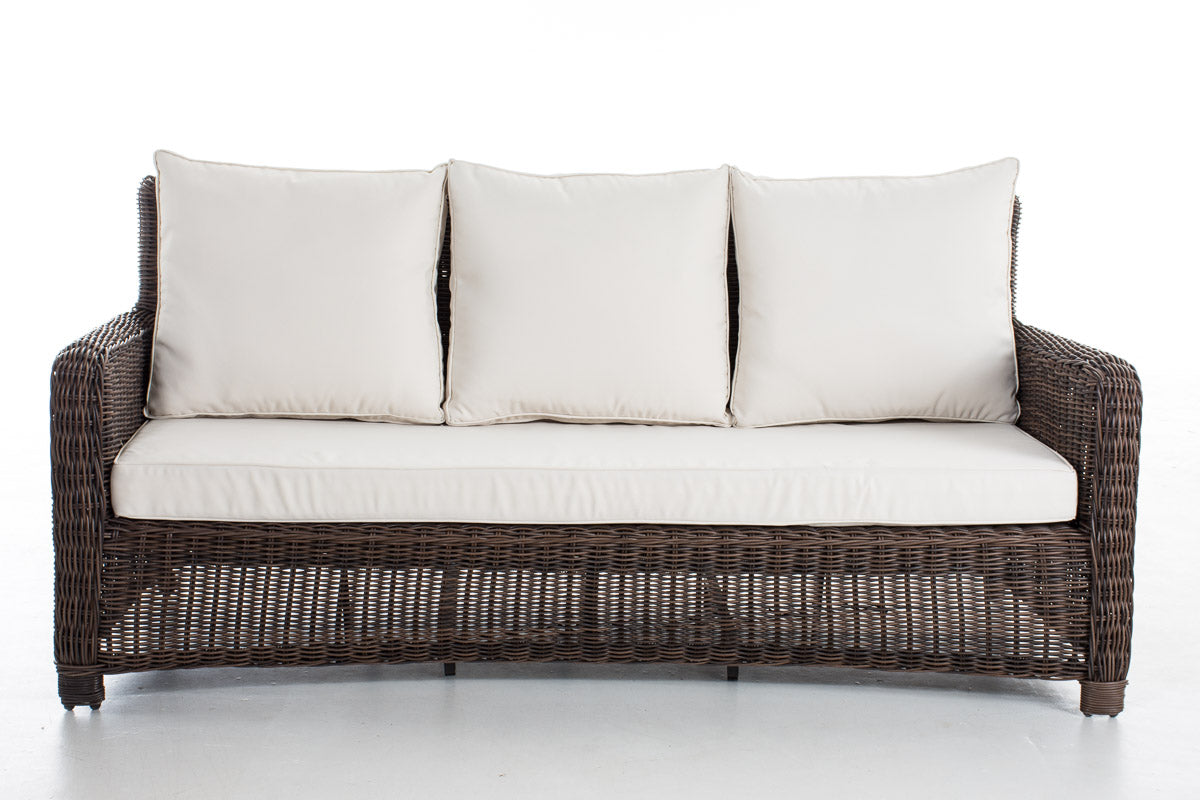 CLP 3er Sofa San Fernando Cremeweiß – Produktabbildung 2