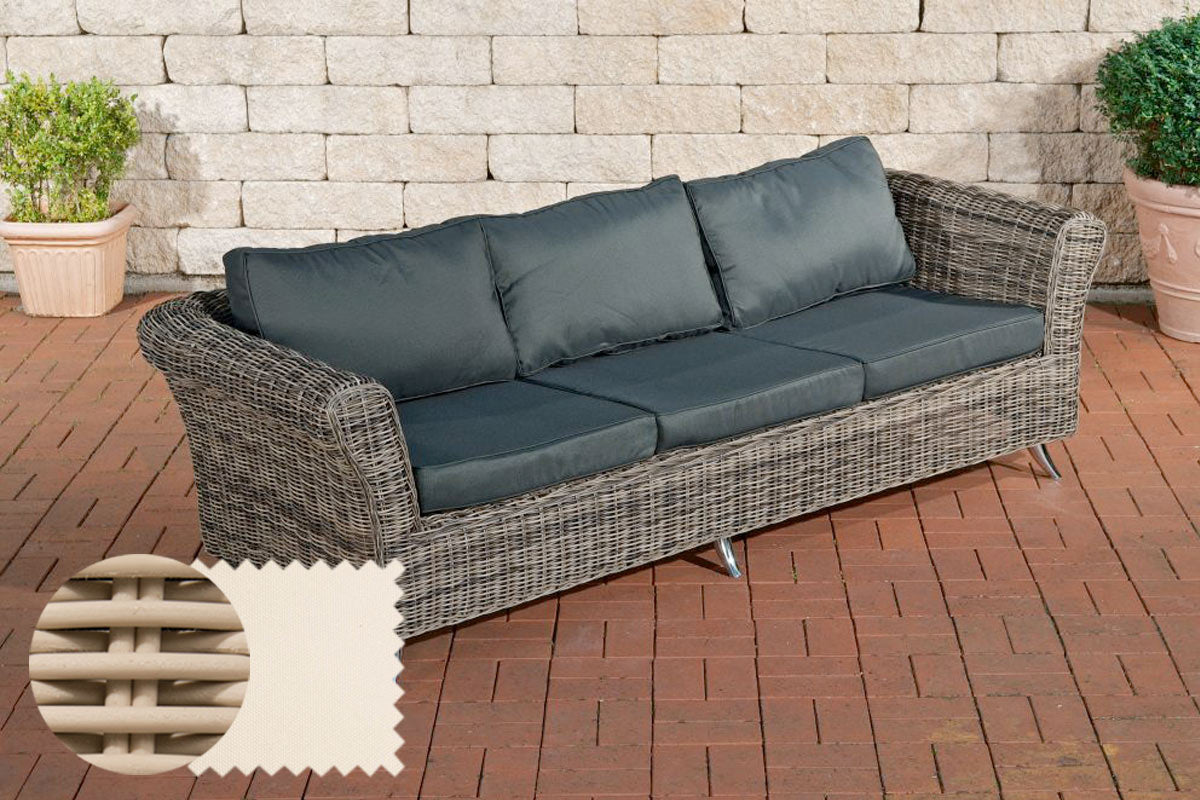 CLP 3er Sofa Vivari Cremeweiß – Produktabbildung 7