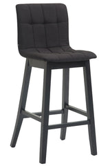 CLP Barhocker Bregenz Stoff Schwarz