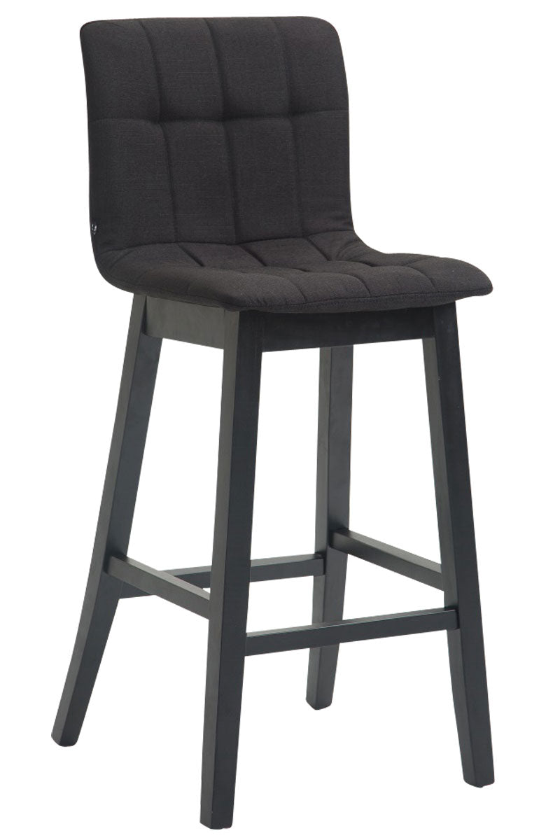 CLP Barhocker Bregenz Stoff Schwarz