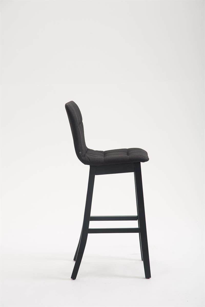 CLP Barhocker Bregenz Stoff Schwarz – Produktabbildung 3