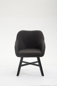 CLP Besucherstuhl Kepler Stoff Schwarz – Produktabbildung 8