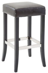 Barhocker Venta Kunstleder Schwarz