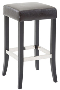 Barhocker Venta Kunstleder Schwarz