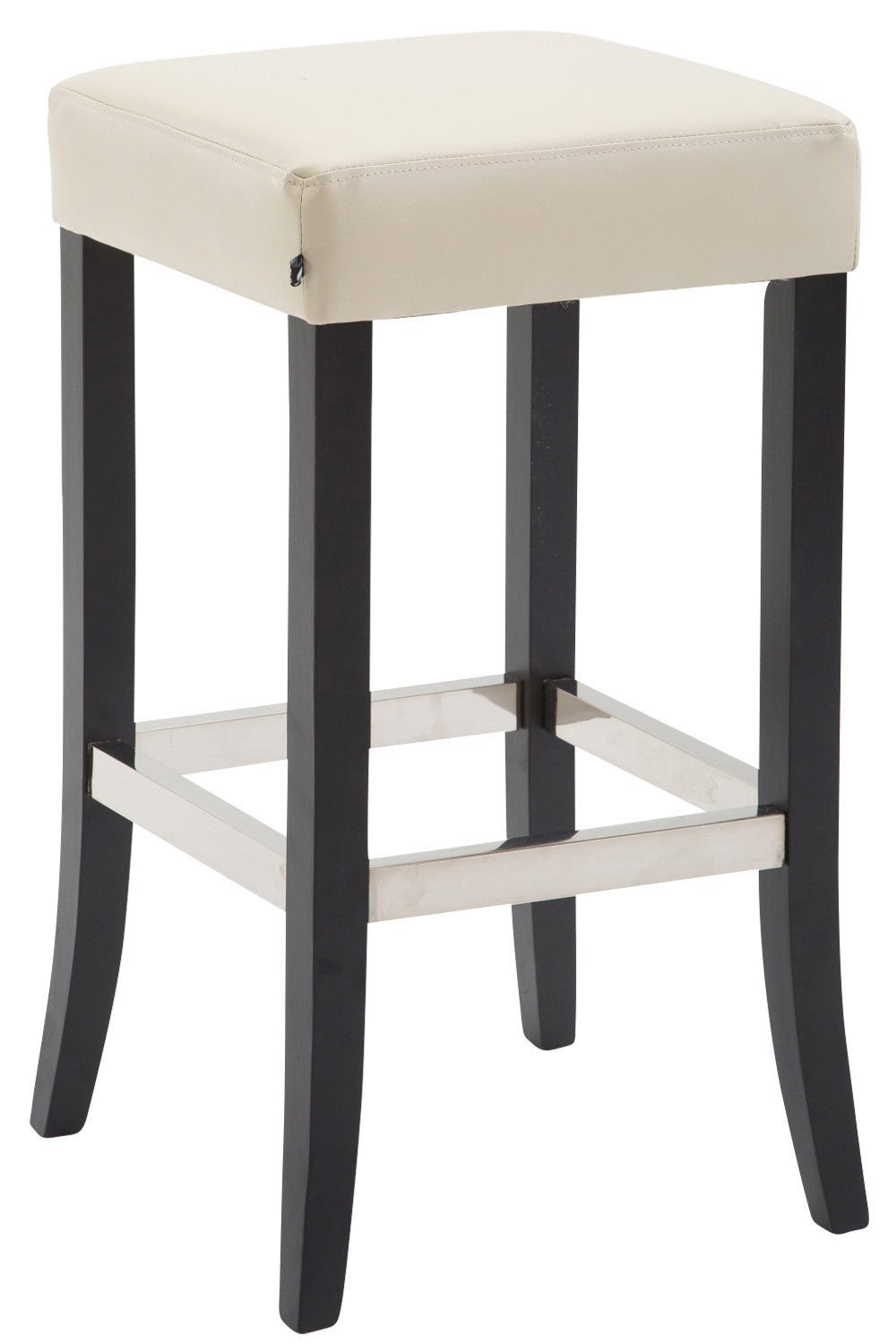 Barhocker Venta Kunstleder Schwarz