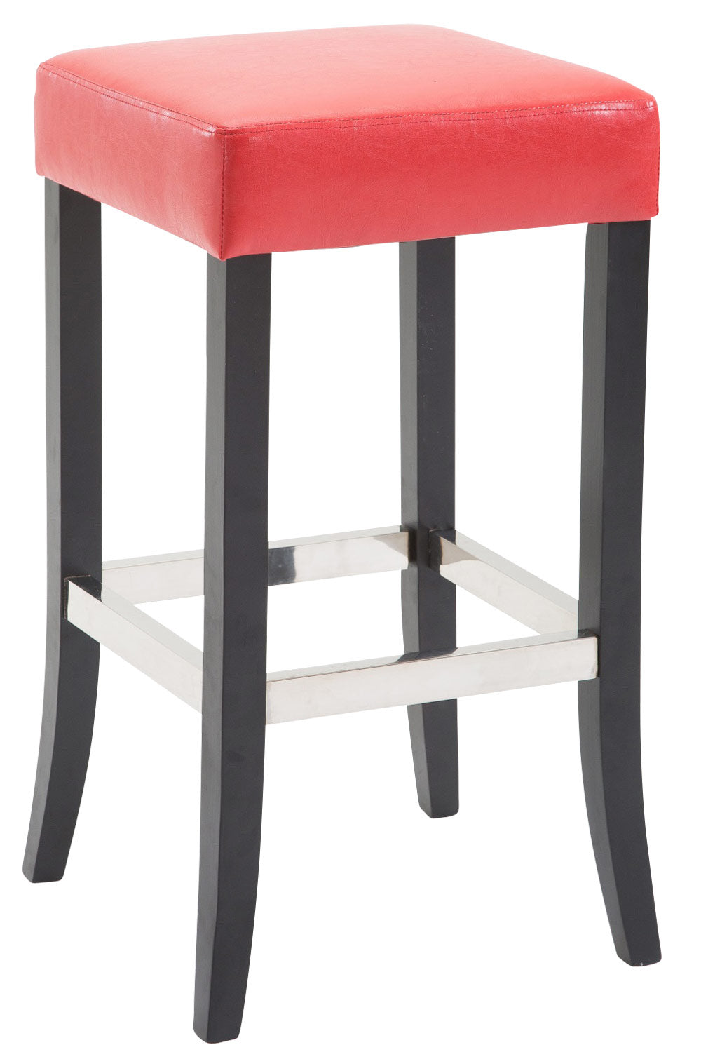 Barhocker Venta Kunstleder Schwarz
