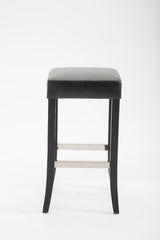 Barhocker Venta Kunstleder Schwarz