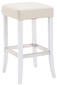 CLP Barhocker Venta Kunstleder Weiß – Produktabbildung 3