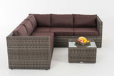 CLP Ecksofa-Garnitur Liberi 5mm Terrabraun – Produktabbildung 2