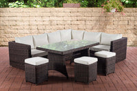 CLP Sitzgruppe Siena 5mm Cremeweiß