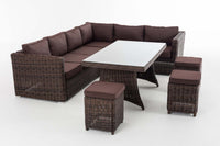 CLP Sitzgruppe Siena 5mm Terrabraun – Produktabbildung 2