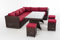 CLP Sitzgruppe Siena 5mm Rubinrot – Produktabbildung 2