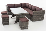 CLP Sitzgruppe Sorano 5mm Terrabraun – Produktabbildung 2