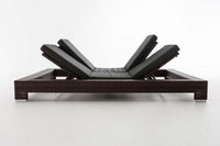 CLP Sonnenliege Sunshine Flachrattan Anthrazit – Produktabbildung 4
