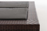CLP Sonnenliege Sunshine Flachrattan Anthrazit – Produktabbildung 7