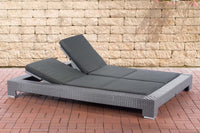 CLP Sonnenliege Sunshine Flachrattan Anthrazit – Produktabbildung 9